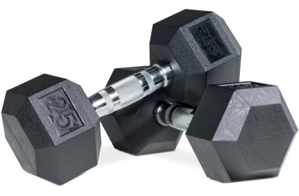 🏋️ Ayaan Dumbbells – HexGrip Rubber Dumbbells
